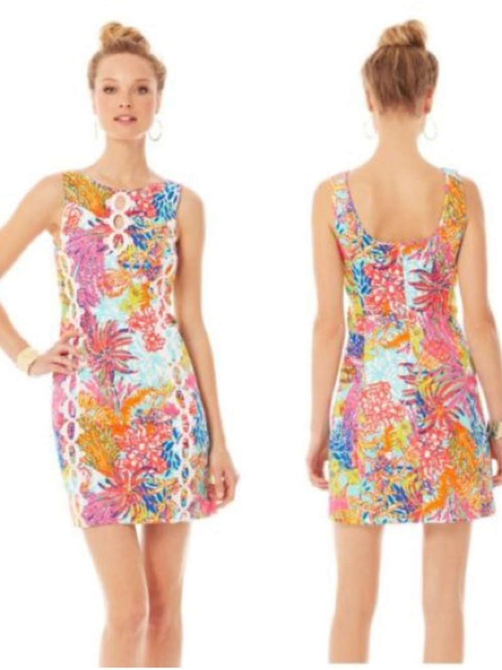 Lilly Pulitzer Ember shift dress in Fishing For Compliments print, Women’s 2